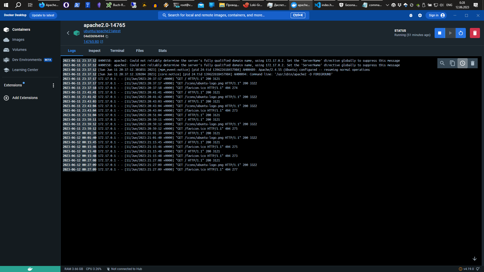 Docker volumes